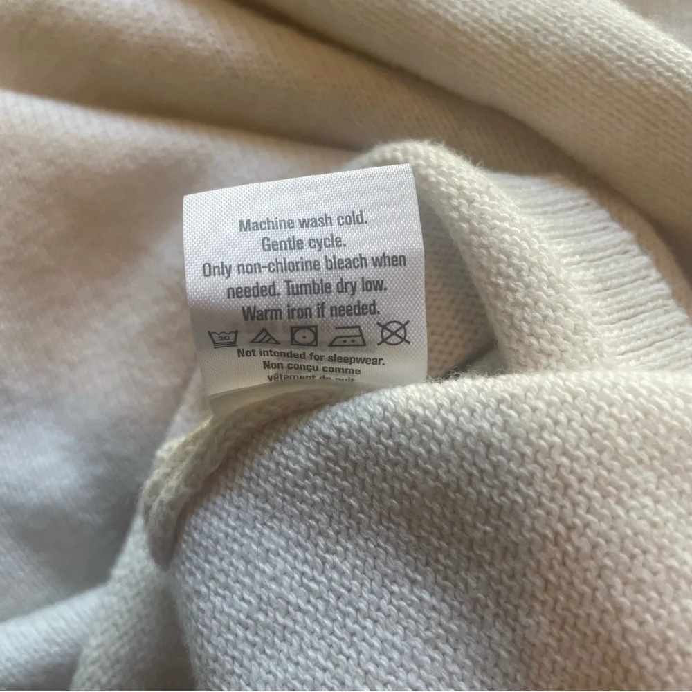 Gymboree Cream Striped Sweater Dress Size XS (4)